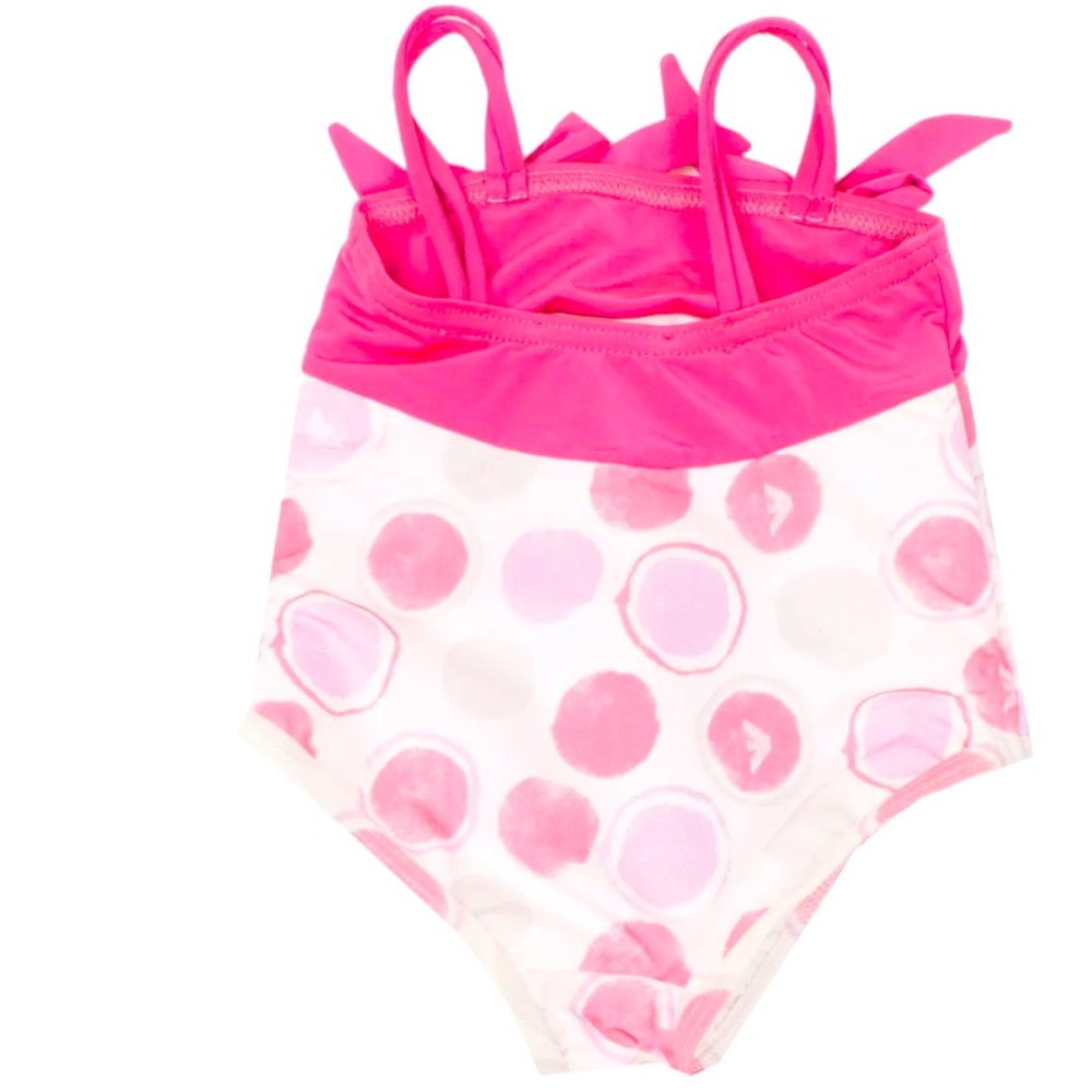 ARMANI BABY One Piece Swimsuit Size 6M -  62CM Polka Dot Pattern Fully Lined